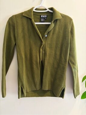 Olive Green Women's Knit Sweater